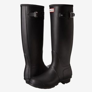 Hunter original tall black rain boot size 6 / 37